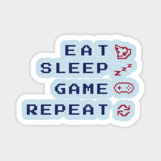 Gamer Eat Sleep Game Repeat Magnet