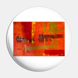 Green yellow black red and orange abstract illustration Pin