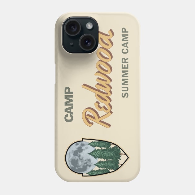 Camp Redwood Phone Case by HiLoDesigns