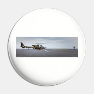 French Aérospatiale Gazelle Attack Helicopter Pin