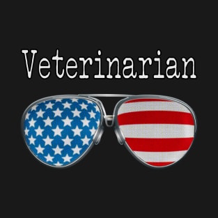 AMERICA PILOT GLASSES VETERINARIAN T-Shirt