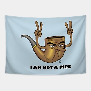 I Am Not A Pipe Tapestry