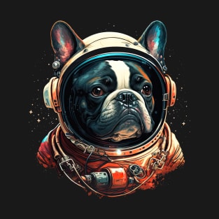 French Bulldog Astronaut T-Shirt