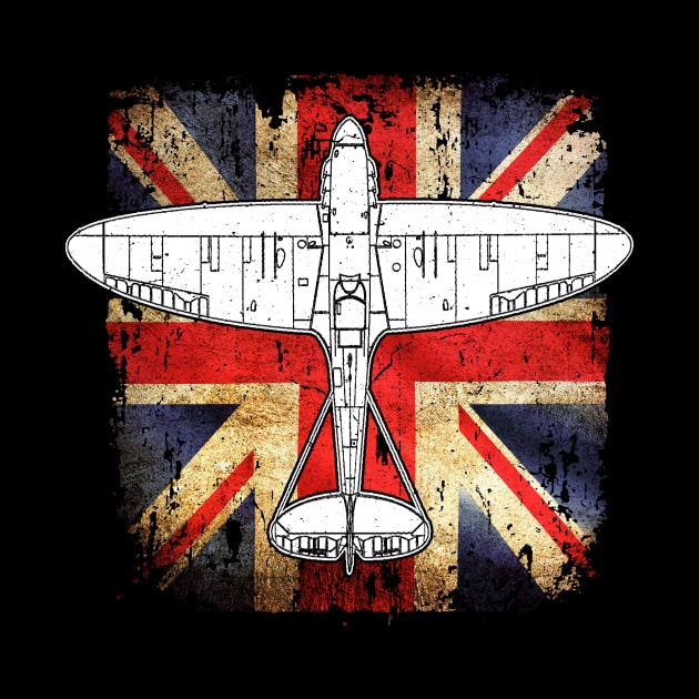 Supermarine Spitfire UK RAF WW2 Plane Aircraft Airplane by BeesTeez