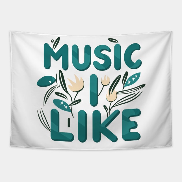 Music-i-like Tapestry by Jhontee