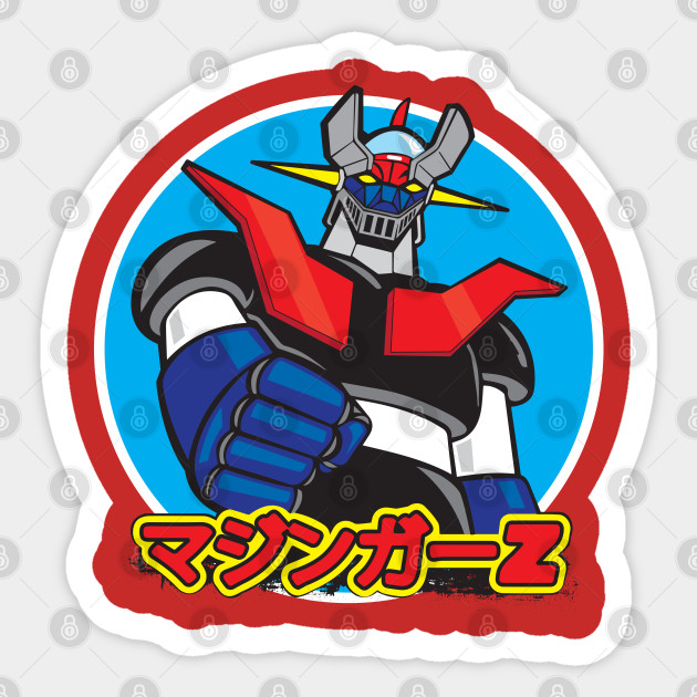 Mazinger Z Retro Retro Sticker Teepublic