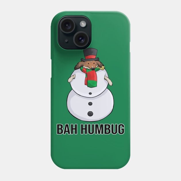 Bah Humbug Pickles Snowman Phone Case by DnDoggos