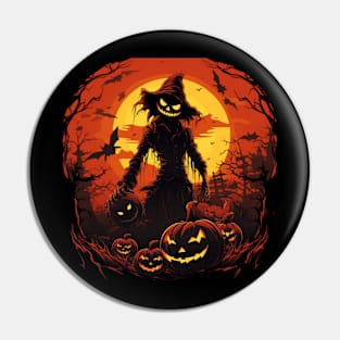 Scarecrow Cometh Pin