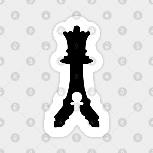 QUEEN PAWN Magnet by JERKBASE