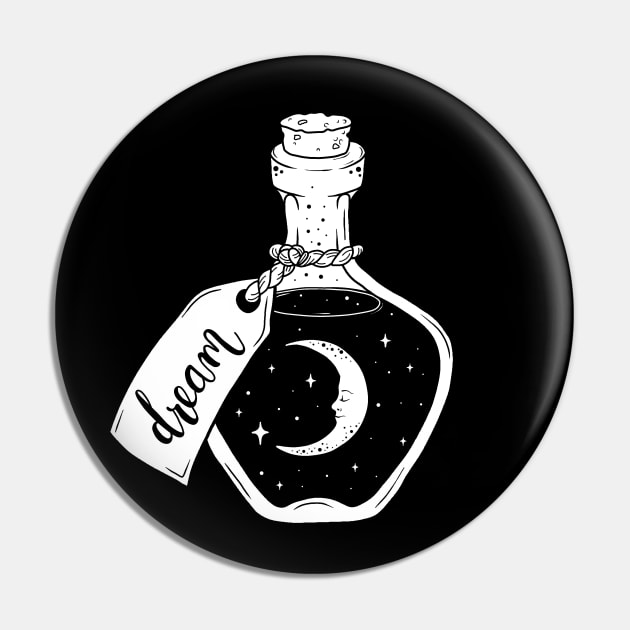Dream in a bottle Pin by valentinahramov