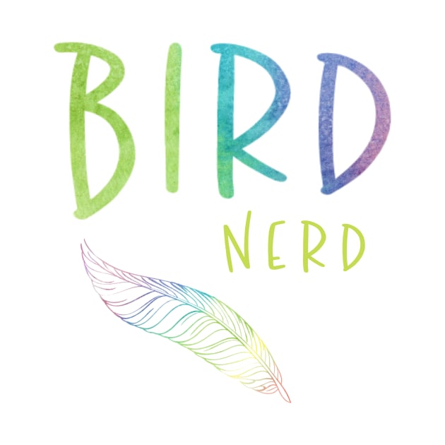 Bird Nerd Feather Gifts by gillys