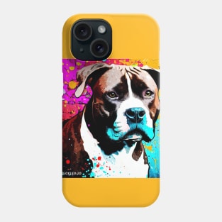 Pitbull Pop Art Phone Case