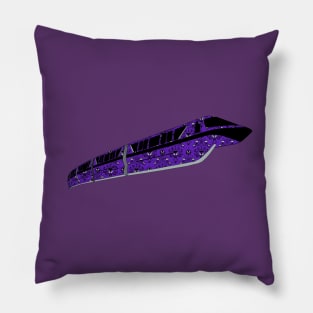 Wrapped Monorail - Haunted Mansion Pillow