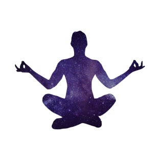 Cosmic Space Meditation Yoga T-Shirt