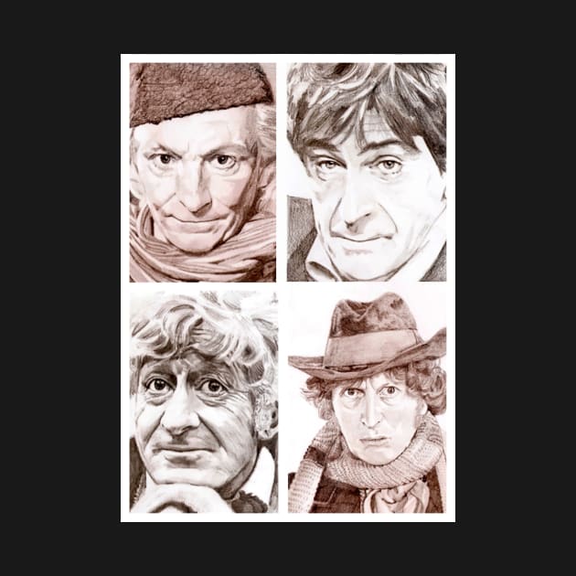 Hartnell/Troughton/Pertwee/Baker by Grant Hudson