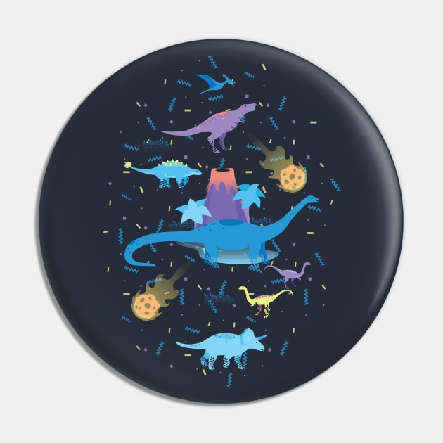 Funky Dinos Pin by BadOdds