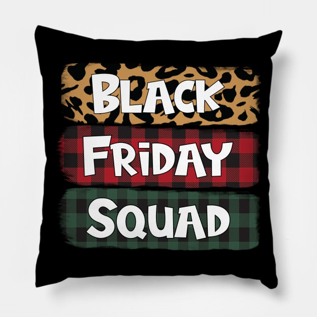 Black Friday Art Pillow by Hashop