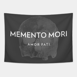 Memento Mori Skull – Stoic Design Tapestry