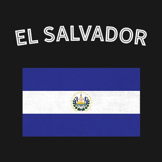 El Salvador Flag by phenomad