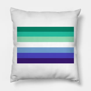 Gay Men Pride Flag Pillow