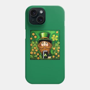 Folk Art Leprechaun Phone Case