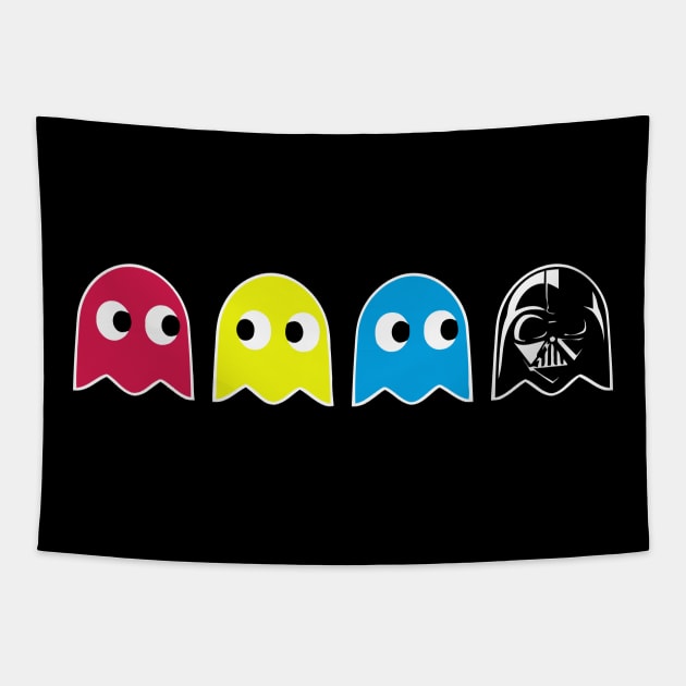 GHOSTLY VADER Tapestry by Planet of Tees