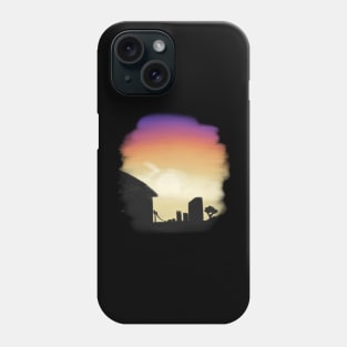 sunset in the neighborhood Phone Case