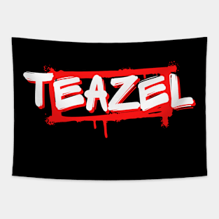 Teazel - funny words - funny sayings Tapestry