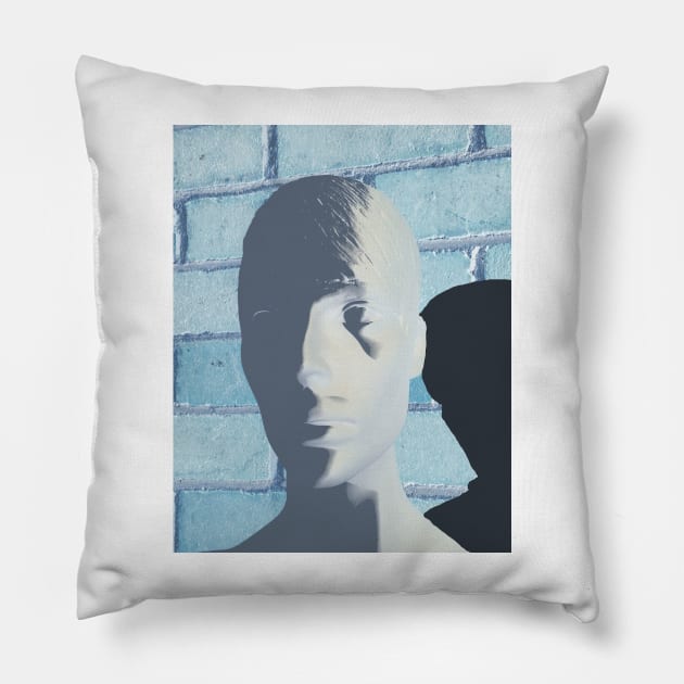 Androgynous Pillow by TonyBroadbent