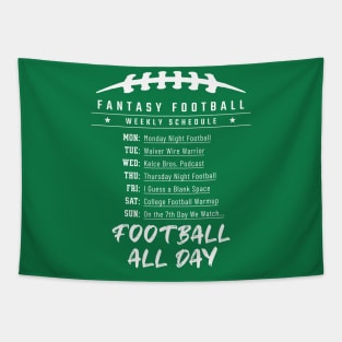 Fantasy Football Weekly Schedule Tapestry