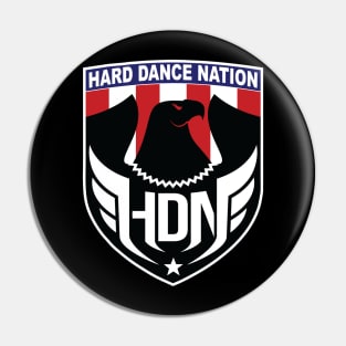 Hard Dance Nation Crest Pin