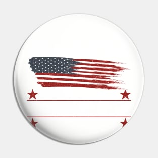 Land Of The Because USA Pin