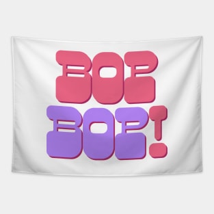 VIVIZ bop bop typography Tapestry