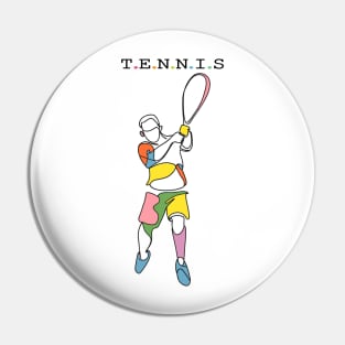 Tennis Sport Pin