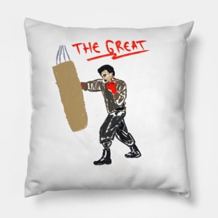 Hand Drawn The Great Boxing Pillow