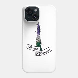 Proud Unicorn - Genderqueer Phone Case