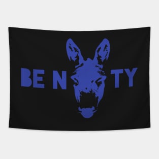 Be Nassty Nasty Democrat Blue Donkey Animal Lover Cute Social Distancing Liberal Face Mask Tapestry