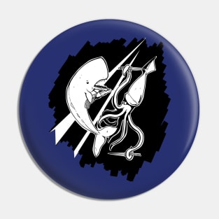 Whale v Squid Pin