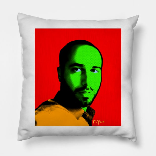 SEXY FUNNY ALIEN BOY - Pop art colors - Alien Pillow by NYWA-ART-PROJECT