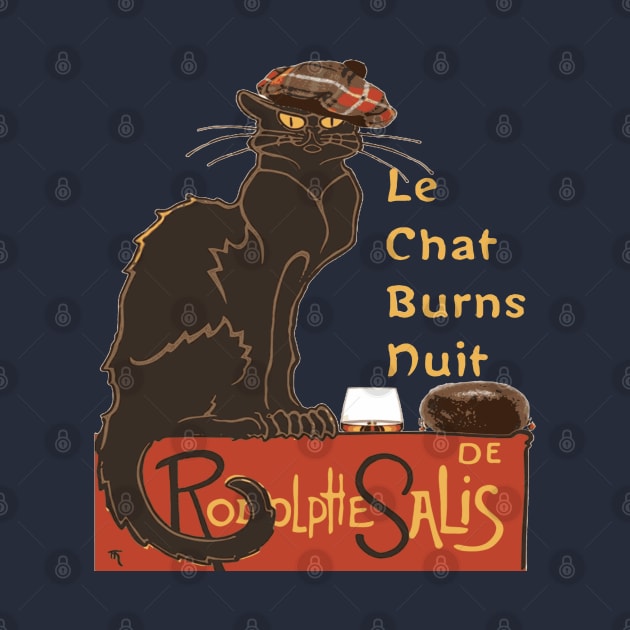 Le Chat Burns Nuit With Haggis and Dram by taiche