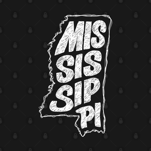 Mississippi (White Graphic) by thefunkysoul