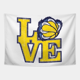 Love Memphis Basketball (Variant) Tapestry