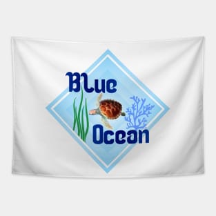 T-Shirt Blue Ocean Tapestry