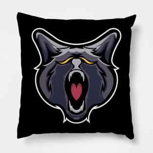 Fox roar Pillow