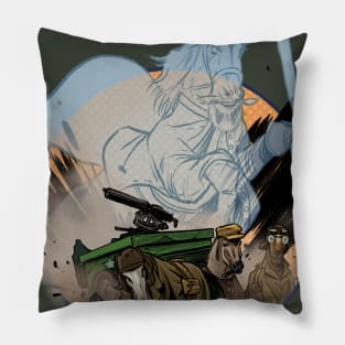 The Haunted Carriage Pillow