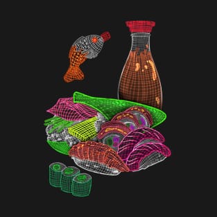 Holographic sushi T-Shirt