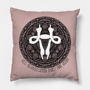 Mind Your Own Uterus Pillow