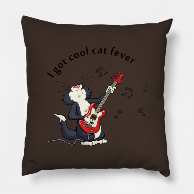 Cool Cat Pillow by angelwhispers