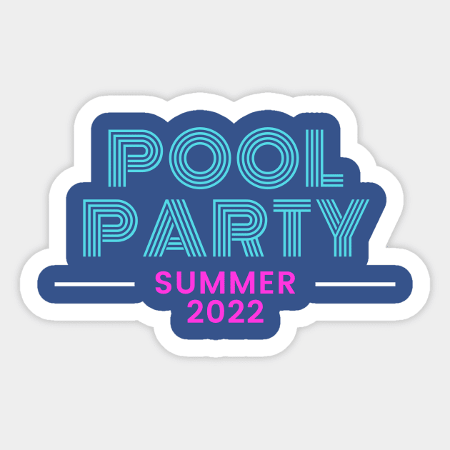 Pool Party' Sticker