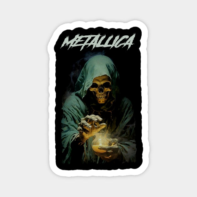 METALICA MERCH VTG Magnet by Bronze Archer